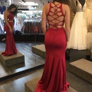 Beautiful 2 piece prom dress